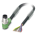 Cable para sensores/actuadores SAC-8P-M12MR/10,0-PVC, 10 m