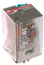 Relé marca ABB Serie CR-U; Bobina 24VDC Contactos CO 3   
