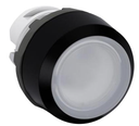 Pulsador marca ABB Serie MP1; Color Blanco Iluminado Momentáneo Diámetro 22mm sin bloque de contacto
