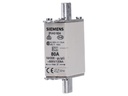 Fusible marca Siemens Serie SENTRON; Amperaje 80A Tamaño NH000 Clase gG