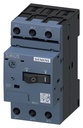 Guardamotor marca Siemens serie SIRIUS 3RV1; Amperaje 4.5-6.3A Polos 3 Tamaño S00 Clase 10. Contactos Aux NO/NC 0