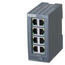 Industrial Ethernet Switch,SCALANCE XB008G para 10/100/1000 Mbits/s; para configurar pequeñas topologías en estrella y en línea; diagnóstico LED, IP20, 24 V DC fuente de alimentación, con 8 puertos RJ45 10/100/1000 Mbits/s eléctrico manual disponible para su descarga
