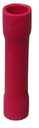 Conector Tubular / unión Aislado marca EBCHQ Serie BV; calibre 16-22AWG Color Id. Rojo Unidades x100      