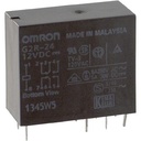 Relé marca OMRON Serie G2R; Bobina 12VDC Contactos CO 2      