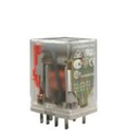 Relé de Control marca RELPOL Serie R3N; 10A Bobina 110VAC salida 250VAC/24VDC Contacto CO 3       