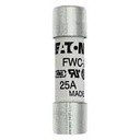 Fusible marca EATON Serie FWC; Amperaje 25A Dimensiones 11x38mm Acción Rápida Clase aR     