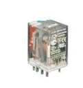 Relé de Control marca RELPOL Serie R4N; 6A, Bobina 230VAC, salida 250VAC/24VDC Contacto CO 4       
