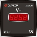 Medidor Voltímetro Digital marca DATAKOM Serie DV; Medidas 96x96mm Fase 1       