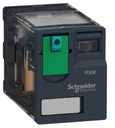 Relé marca Schneider Electric Serie RXM; Amperaje 12A Bobina 24VDC Contactos CO 2