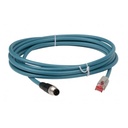 Cable Ethernet marca Datalogic Serie CAB-GETH-X; Conector Tipo GETH-X to ETH-D   