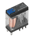 Relé de Control marca Weidmüller Serie DRI; Amperaje 5A, Bobina 12VDC Contactos CO 2    