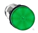 Luz piloto monolitico marca Schneider circular Verde 230VAC 22mm 