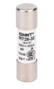 Fusible cilíndrico marca CHINT, 10x38mm 16A gG
