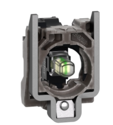 Bloque LED marca Schneider Electric Serie Harmony XB4; Bobina 24VAC/DC Color Blanco 