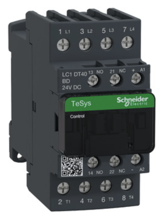 Contactor Tesys D - 4P(4 NA) - AC-1 - <= 440 V 40 A - 24 V CC bobina standard