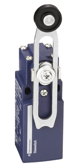 Interruptor de límite, interruptores de límite XC Standard, XCKN, palanca de rodillo de plástico termoplástico de longitud variable, 1NC+1 NO, broche, M20