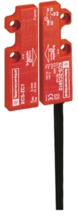 Interruptor magnético de Seguridad marca Schneider Electric Serie XCS; Contactos 1NO Contactos 1NC Bobina 24VDC