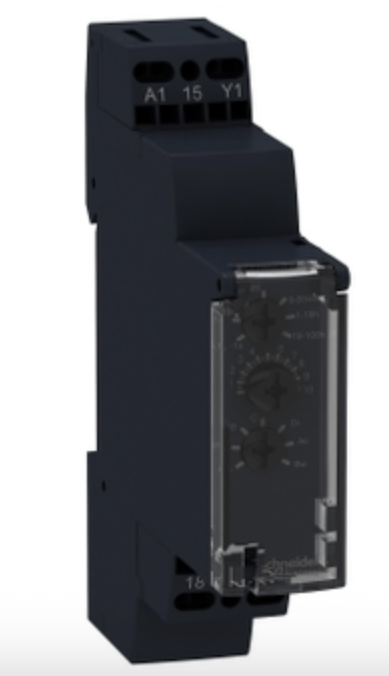 Relé de retardo de tiempo HARMONY Time -  10 funciones - 1 s..100 h - 12..240 v ac / dc - 1 oc