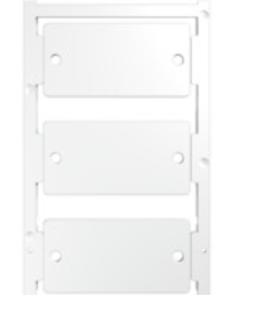 Identificadores / Codificadores p/ Dispositivos marca Weidmüller Serie ClipCard; Tamaño 30x60mm (6 Unidades)