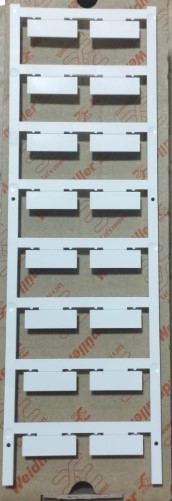 Identificadores / Codificadores p/ Dispositivos marca Weidmüller Serie ESG ; Tamaño 9x26mm (16 unidades)