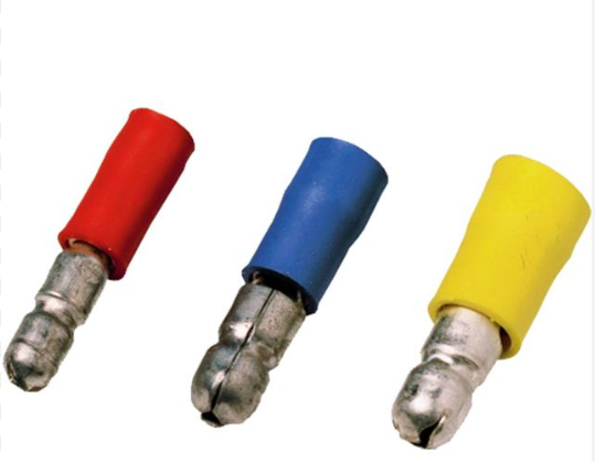 Terminal / Conector Pin Redondo Macho marca Weidmüller LID 1.5M4 R; calibre 20-16AWG Color Id. Rojo Unidades x100   