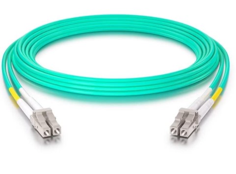 Cable de conexión dúplex GOF SC/SC G50 OM3, 2 m,turquesa
