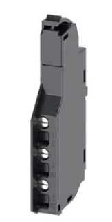 Bloque de contactos auxiliares contactos conmutados tipo HQ (7 mm) accesorios para: 3VA1; 3VA20-26
