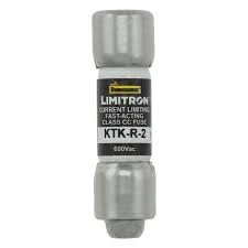 Fusible marca Eaton - Bussmann Serie KTK-R; Amperaje 2A Diámetro 10X38mm Acción Rápida Clase CC     