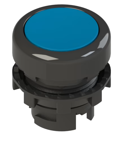 E2 1PL2R6210 Illuminated blue flush pushbutton