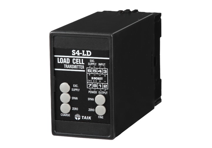 Covertidor / Trasmisor aislado de Señal DC marca TAIK Serie S4-LD; Voltaje Entrada 110VDC Rango Salida DC 0 - 1mA       