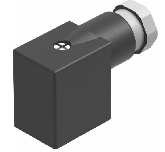 Conector de bobina de solenoide neumático Festo MSSD-F, Conector Macho para uso con Válvulas de bobina de solenoide F