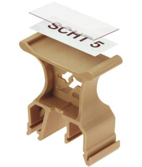Identificadores / Codificadores p/Borneras marca Weidmüller Serie SCHT ; Tamaño 44.5x19.5mm      
