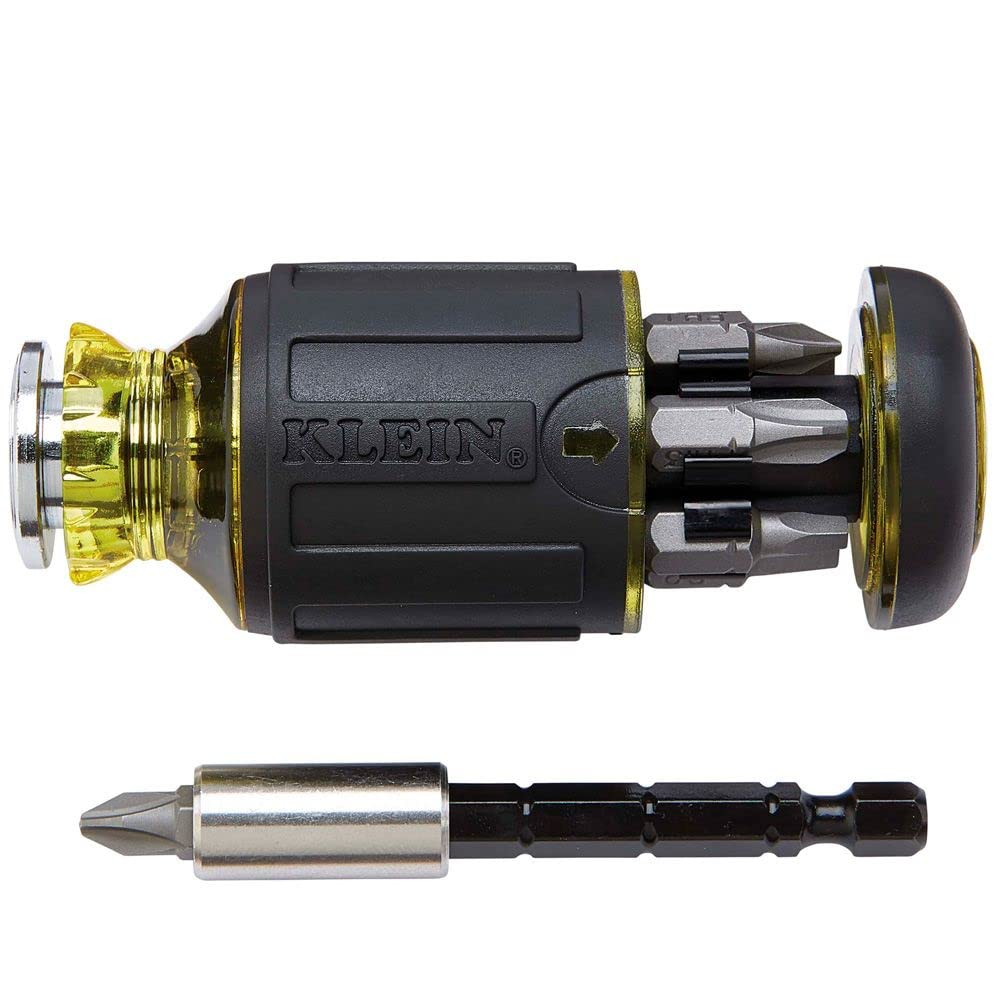 Set Destornillador magnético Multipunta 8 en 1 marca KLEIN TOOLS Serie 323; Medidas 1/4''        