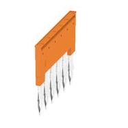 Puente para borneras marca Weidmuller, serie ZQV 6N/6; Polos 6 