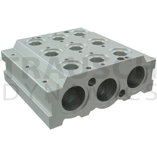 Placa Ciega para manifolds marca CAMOZZI Serie 3 CNVL; Diámetro G1/2"