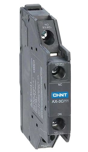 Contacto Auxiliar Lateral marca CHINT para Contactor + 1NO+1NC