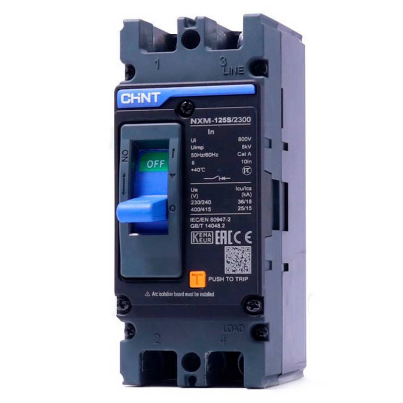 Breaker de caja moldeada Chint -2 Polos 160A