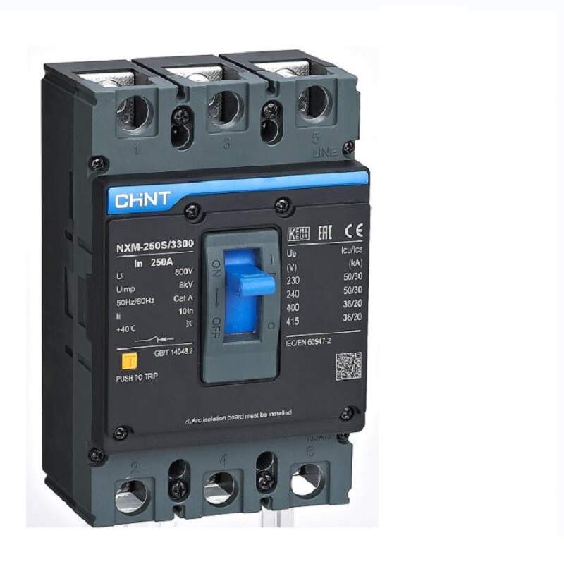 Breaker caja moldeada Chint, polos 3 80A