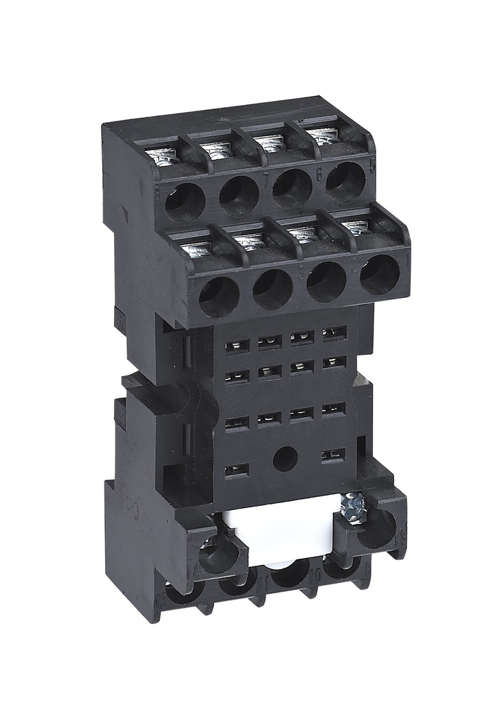 Base enchufable para relés JZX-22F/D de 3 contactos