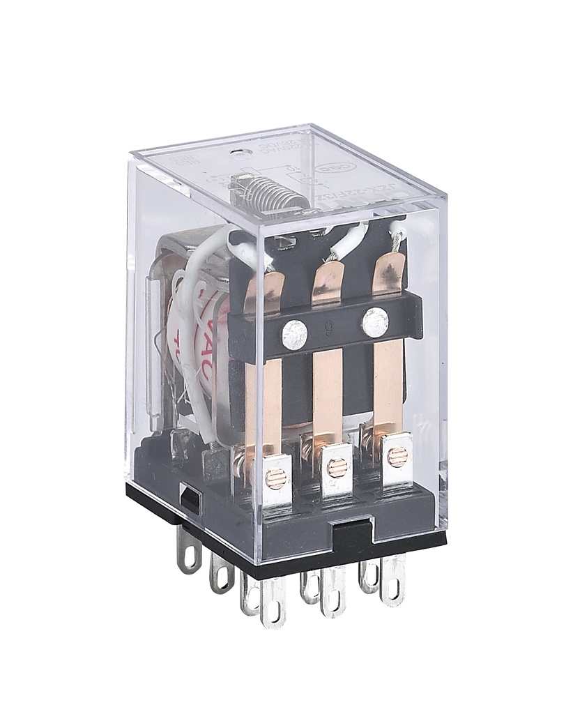 Relé enchufable 5A 2NA/NC 110Vca