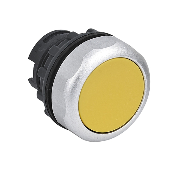Cabezal Pulsador Rasante Amarillo marca CHINT