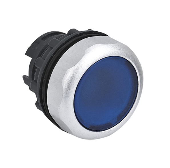 Cabezal Pulsador Rasante Iluminado Azul marca CHINT