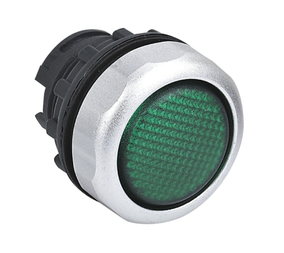 Cabeza piloto directo verde (SIN cuerpo ni bloque LED)