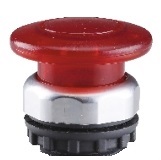 Cabezal Pulsador marca CHINT 60mm Iluminado tipo seta Rojo
