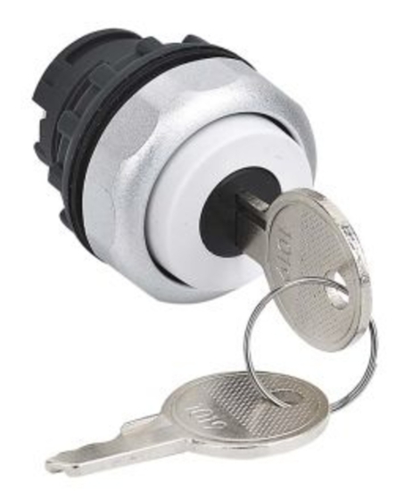 Cabeza selector 2 pos. + llave (extraccion en 2 pos) (SIN cuerpo ni contactos)