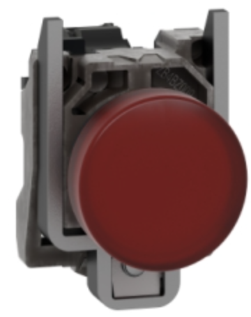 XB4BVM4 Piloto luminoso led 230v rojo