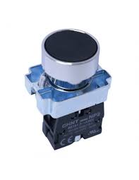 [Pulsador-Chint-Negro] Pulsador Marca Chint NP8; Color Negro No Iluminado momentáneo Diámetro 22mm