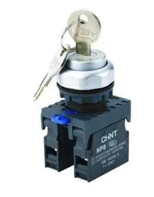 Selector-Chint-2-Sin-Retorno-Con-Llave