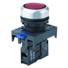 Luz Piloto LED Marca Chint Serie NP8; Color Rojo Diámetro 22mm Bobina 24VAC/DC
