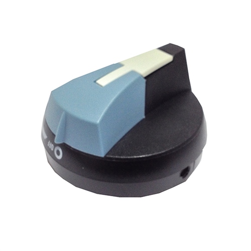 Mando S00 Accionamiento frontal, IP65, Negro, I-0-II